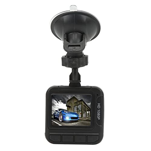 Dash Cam, 1080P FHD Driving Recorder 1,6-Zoll-Bildschirm Auto-Dashboard-Kamera-Recorder mit Bewegungserkennung, WDR, Loop-, Parkmonitor, Unterstützung für 32-GB-Erweiterung von Goshyda