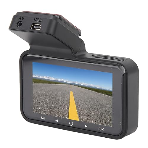 Dashcam Vorne und Hinten, 1080P Full HD -Auto-Dashcam mit 3,0-Zoll-IPS-Display, Nachtsicht-Auto-DVR, Loop von Goshyda