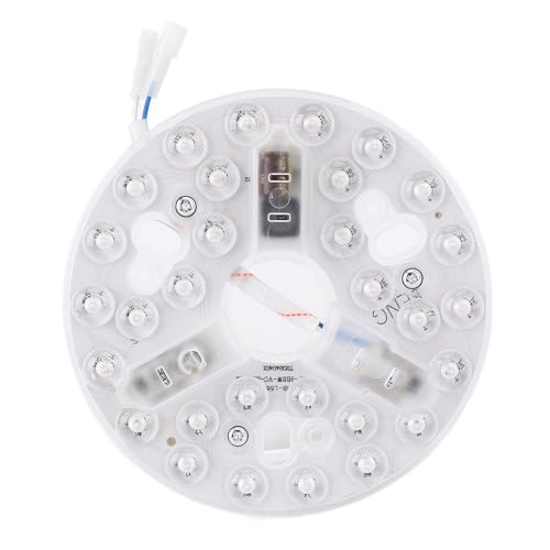 Deckenventilatorleuchte, LED-Leuchte Als Ersatz für Deckenventilatorleuchte, Pendelleuchte, Deckenleuchte, Wandleuchte, 3000 K, 4200 K, 6500 K, 3-farbig Dimmbar, 5,3 Zoll Deckenventilatorleuchte, LED-Leuchte Als Ersatz für Deckenventilatorleuchte, Pendelleuchte, Deckenleuchte, Wandleuchte, 3000 K, 4200 K, 6500 K, 3-farbig Dimmbar, 5,3 Zoll von Goshyda