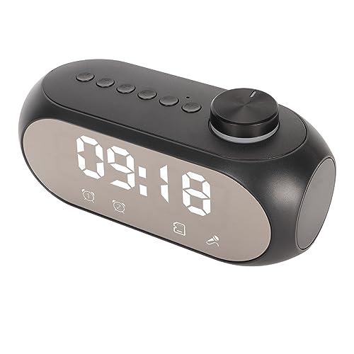 Digitaler Radiowecker für Schlafzimmer, Nachttisch-FM-Uhren mit Kabellosem Bluetooth-Lautsprecher, RGB-Beleuchtung, Großes Spiegeldisplay, Dual-Alarm, Typ-C-Aufladung, für Kinder Digitaler Radiowecker für Schlafzimmer, Nachttisch-FM-Uhren mit Kabellosem Bluetooth-Lautsprecher, RGB-Beleuchtung, Großes Spiegeldisplay, Dual-Alarm, Typ-C-Aufladung, für Kinder von Goshyda