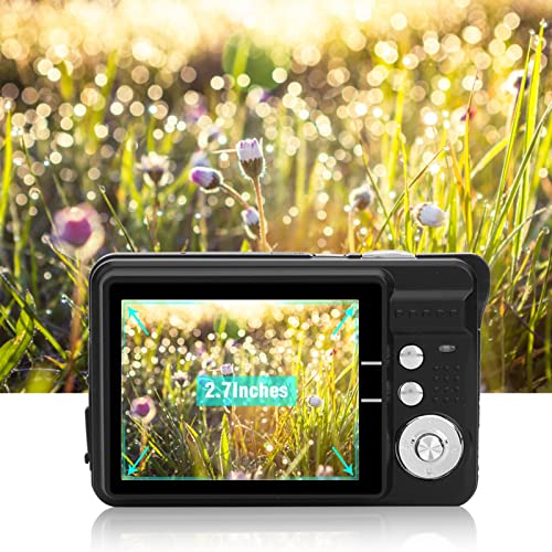 Digitalkamera, 2,7 Zoll TFT Liquid 18 MP Display 8X Zoom Karte Digitalkamera Eingebautes Mikrofon Kamera mit(schwarz) von Goshyda