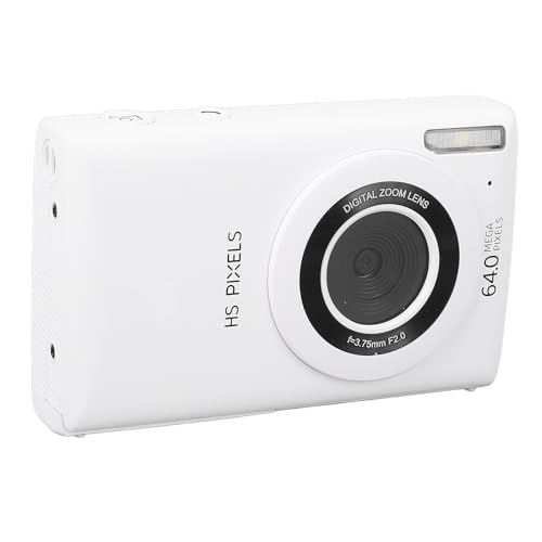 Digitalkamera, 4K 64MP Point- und Shoot -Kamera mit 2,4 -Zoll -Bildschirm, 18 -facher Digitaler Zoom, Kleinen Kompakten Videokameras für die Fotografie Digitalkamera, 4K 64MP Point- und Shoot -Kamera mit 2,4 -Zoll -Bildschirm, 18 -facher Digitaler Zoom, Kleinen Kompakten Videokameras für die Fotografie von Goshyda