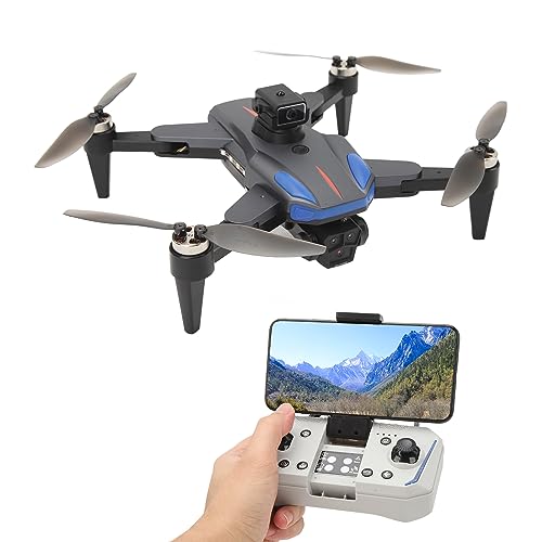 Drohne mit 3 Kameras, Faltbare WiFi 4K HD-Drohne, Unterstützt 360°-Drehung, Höhenhaltung, Gestenaufnahme, 50-facher Zoom, Schönheitsfilter, Hindernisvermeidung, für Kinder Drohne mit 3 Kameras, Faltbare WiFi 4K HD-Drohne, Unterstützt 360°-Drehung, Höhenhaltung, Gestenaufnahme, 50-facher Zoom, Schönheitsfilter, Hindernisvermeidung, für Kinder von Goshyda