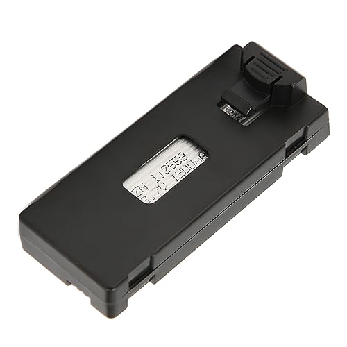 Drohnenbatterie für E88 E525 E99 K3 E100 P1 S98 P7 P10 P8 A13 S11 P8 Bürstenlos für A8pro A9pro S1S RC-Drohne, 3,7 V 1800 MAh Drohnen-Quadcopter-Akku (Schwarz) von Goshyda