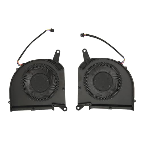 Ersatz-CPU-GPU-Lüfter für AERO 15 SA 17 HDR XA RP75XA RP77XA Laptop, Aluminiumlegierung und ABS, Einfach Anzuschließen (CPU-GPU-Lüfter) von Goshyda