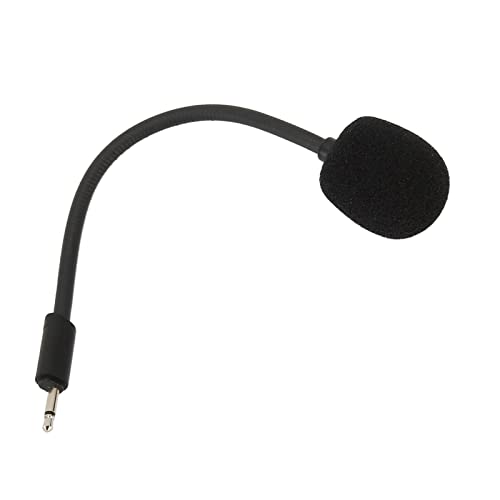 Ersatz-Game-Mikrofon, um 360 Grad Drehbar, Rauschunterdrückung, 2,5-mm-Stecker, Abnehmbares Design, 2-poliger Mono-Sound, Mikrofonarm für Quantum 100 von Goshyda