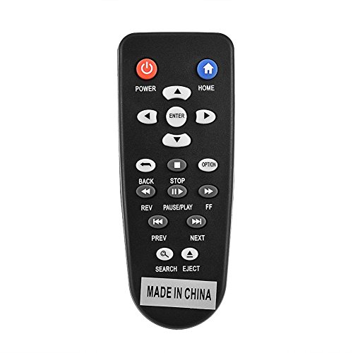 Ersatzfernbedienung für TV HD Hub Media Player TV001RNN (Schwarz) von Goshyda