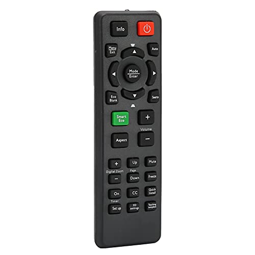 Ersatzfernsehfernbedienung, Universalfernbedienung mit 10 M Fernabstand, für BenQ-Projektoren MS517 MX720 MW519 MS517F MS506 MX501 MH680 RC02 TH682ST Ersatzfernsehfernbedienung, Universalfernbedienung mit 10 M Fernabstand, für BenQ-Projektoren MS517 MX720 MW519 MS517F MS506 MX501 MH680 RC02 TH682ST von Goshyda