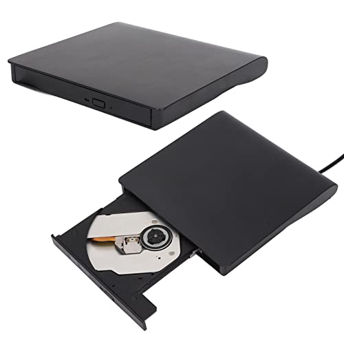 Externes DVD-Laufwerk, USB 3.0-Schnittstellen-DVD-Laufwerk, Stabil, Zuverlässig, Geräuscharm, CD-Brenner, für Laptops, Desktops, für Win, für Vista, für OS X von Goshyda