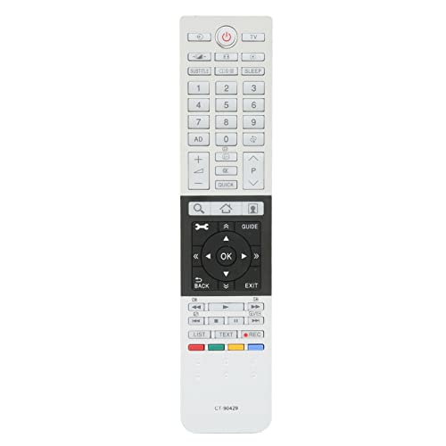Fernbedienung, Universal-Ersatzfernbedienung Kompatibel mit CT 90430 CT 90429 CT 90427 CT 90428 CT 90444 4K und Anderen UHD-Fernsehern Fernbedienung, Universal-Ersatzfernbedienung Kompatibel mit CT 90430 CT 90429 CT 90427 CT 90428 CT 90444 4K und Anderen UHD-Fernsehern von Goshyda