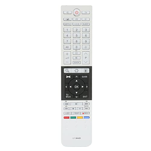 Fernbedienung, Universal-Ersatzfernbedienung Kompatibel mit Toshiba CT 90430 CT 90429 CT 90427 CT 90428 CT 90444 4K und Anderen UHD-Fernsehern von Goshyda