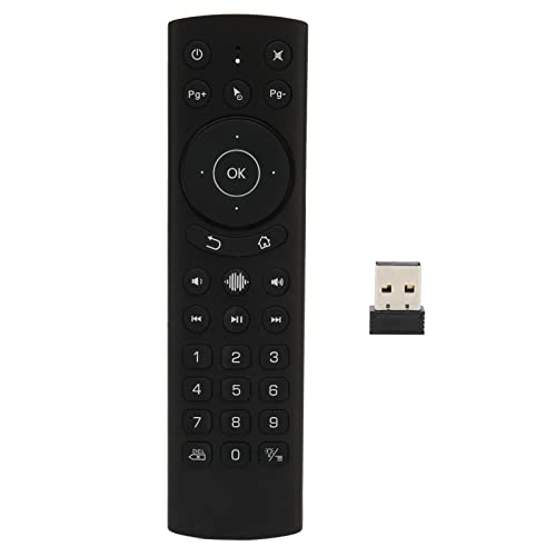 G20S Pro Voice Air Remote, IR Learning, USB Wireless Backlight Remote Keyboard mit Gyroskop für TV Box, PC, Smart TV, Protector, HTPC, Etc(G20S PRO) von Goshyda