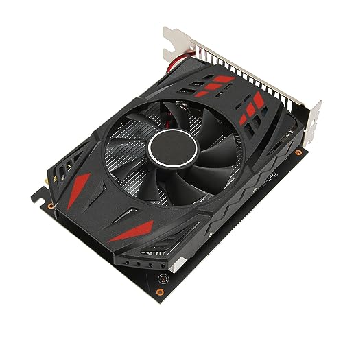 GT730 Gaming-Grafikkarte, 4 GB DDR3 (128 Bit), Separate Grafikkarte, 700 MHz 500 MHz, PCI Express 2.0 X 8, VGA DVI HDMI, mit Leisem Lüfter, für ATX ITX-Gehäuse von Goshyda