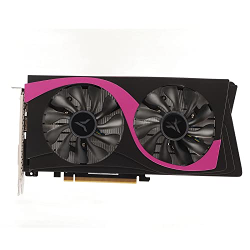 Gaming-Grafikkarte GTX1660 6G D6 GB GDDR6 192 Bit, Leistungsstarke Bildverarbeitung, Dual-Lüfter-System, für DirectX 12 für Ansel für G Sync von Goshyda