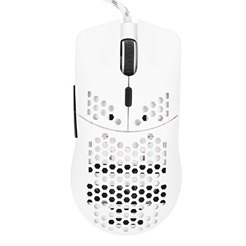 Gaming Mouse, Wired Ergonomic 6 Button 6400DPI RGB Programmierbare Hohlschalenmäuse, für Home Office, für Desktop-Laptops von Goshyda