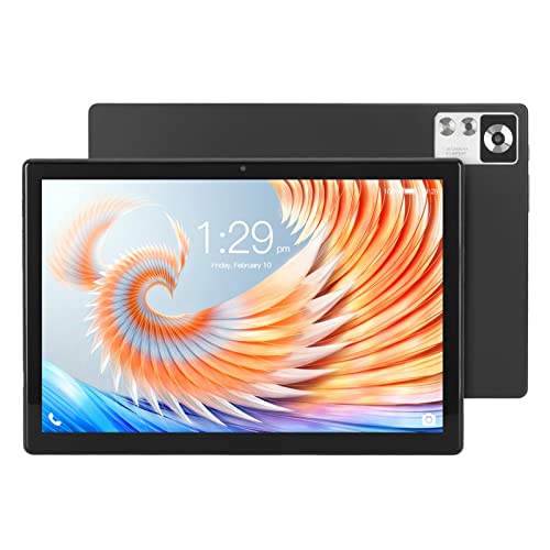 Goshyda 10,1-Zoll-Tablet, FHD-Bildschirm mit Einer Auflösung von 1960 X 1080, 8 GB RAM, 256 GB ROM, Unterstützt BT GPS WiFi, 4G Entsperrtes PC-Tablet für Android 12 von Goshyda