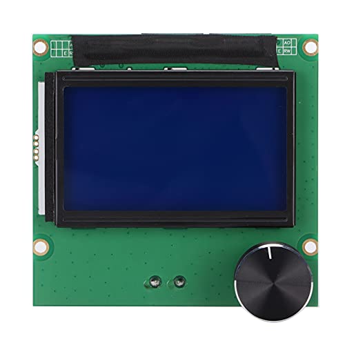 Goshyda 3D-Drucker-LCD-Display, Geschmacksneutrales Grafisches Smart-Display für 3er-Serie, Einfach zu Bedienen, Reparaturbildschirm mit Knopf und Kabel von Goshyda