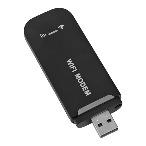 Goshyda 4G LTE Mobiles WLAN, Kabelloser Tragbarer USB-WLAN-Router, Mobiler Hochgeschwindigkeits-WLAN-Hotspot mit SIM-Kartensteckplatz, Gemeinsame Nutzung von Bis zu 10 WLAN-Benutzern, von Goshyda