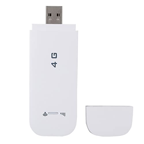 Goshyda 4G LTE USB-Modem, Tragbarer WLAN-Router-Adapter, Pocket Mobile WiFi-Dongle-Hotspot-Stick mit SIM-Kartensteckplatz, für Desktop-Laptop-PC Im Freien von Goshyda
