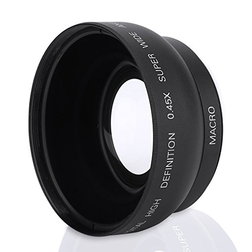 Goshyda 52mm 0,45x Kamera Weitwinkelobjektiv Universal Conversion Macro Objektiv für Canon/für Nikon/für Sony/für Minolta/für Pansonic/für/für Pentax Spiegelreflexkamera von Goshyda