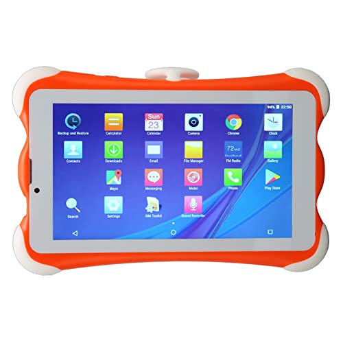 Goshyda 7-Zoll-Tablet für Kinder, 1280 X 800 HD-Display, 3 GB RAM, 32 GB ROM, Unterstützung für BT/FM/WiFi, Dreifacher Kartensteckplatz, Kleinkind-Tablet für Android 6.0 von Goshyda