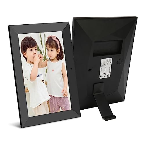 Goshyda 8-Zoll-WLAN-Digital-Bilderrahmen, 800 X 1280 IPS-Touchscreen, Smart Cloud-Fotoablum mit 16 GB Speicher, Automatische Drehung, Teilen von Fotos und Videos über die Frameo-App, 32 (EU-Stecker) von Goshyda