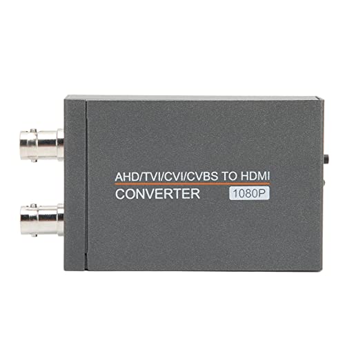 Goshyda AHD TVI CVI CVBS zu HDMI Konverter Adapter, Full HD 720P 1080P 3MP 4MP 5MP 8MP, BNC zu HD Videoanschluss, Audio Splitter für HDTV DVR von Goshyda