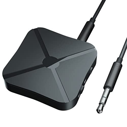 Goshyda Bluetooth 4.2 Audio Sender/Empfänger Adapter, 2 In 1 Bluetooth Empfänger Sender TX RX Dual Modes Design für Cinch auf 3,5 Mm Assist Audio Adapter von Goshyda