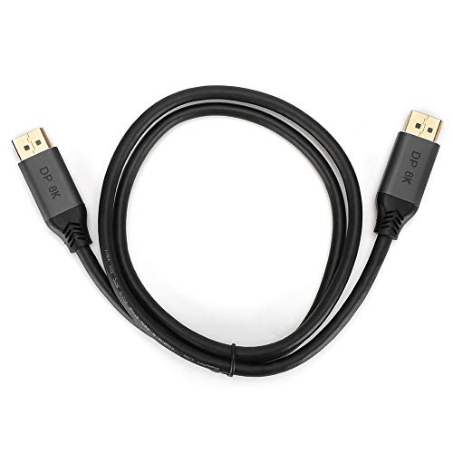 Goshyda DP-zu-DP-Kabel 1.4 8K 240Hz Audio-Video-Kabel 1M Hochreiner Kupferkern Schließen Sie Beide Enden für die HDTV-DVD-Set-Top-Box an von Goshyda