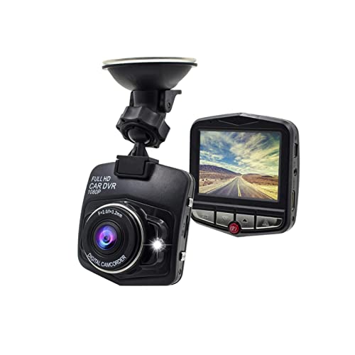 Goshyda Dashcam 1080P Full HD, 2,5-Zoll-Bildschirm 170° Video Recorder Dashcam für Autos, unterstützt Schleifenaufzeichnung, Bewegungserkennung, Nachtsicht etc. von Goshyda