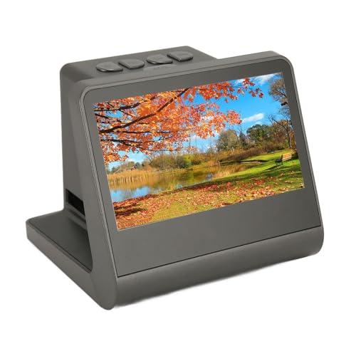 Digitaler Film-Diascanner, 5-Zoll-LCD-Bildschirm-Negativfilm und Digitalisierer, Konvertiert 135 126KPK 110-Filme in Hochauflösende 48MP-JPEGs, USB-C/-HDMI-Schnittstelle von Goshyda
