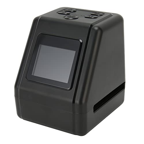 Goshyda Digitaler Filmscanner, Tragbarer Digitaler Filmdiascanner, Konvertiert 126KPK-, 135-, 110-, Super-8-Filme und Dia-Negative in Digitale JPG-Fotos mit 12 MP, 2,0-Zoll-IPS-HD-Display von Goshyda