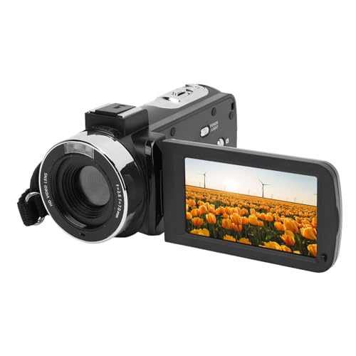 Goshyda Digitalkamera, 48 MP 2,7K-Videokamera-Camcorder mit 16-fachem Digitalzoom, 3-Zoll-Rotationsbildschirm, Fülllicht, Kompakte Vlogging-Kamera für Unterwegs Goshyda Digitalkamera, 48 MP 2,7K-Videokamera-Camcorder mit 16-fachem Digitalzoom, 3-Zoll-Rotationsbildschirm, Fülllicht, Kompakte Vlogging-Kamera für Unterwegs von Goshyda