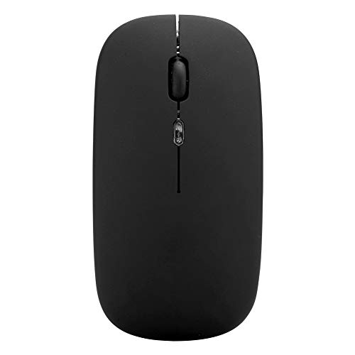 Goshyda Drahtlose Maus mit Bluetooth-Empfänger, wiederaufladbare leichte Maus mit großer Kapazität für Notebook, PC, Laptop, Computer von Goshyda