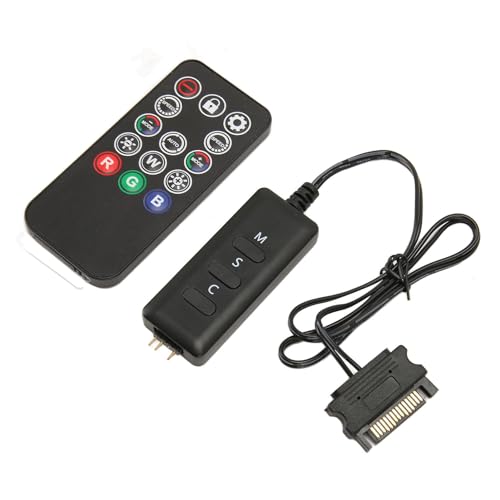 Goshyda Drahtlose Steuerung, Selbstanpassung, Schnelles Umschalten, Erweiterungsflexibilität, Exquisites Design für ARGB Wireless Controller 5V 3PINNetzteil von Goshyda