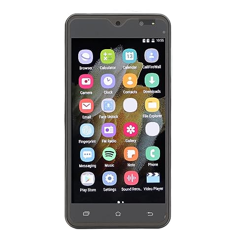 Goshyda Entsperrtes Smartphone, 6,1-Zoll-HD-IPS-Bildschirm, 12 GB RAM, 512 GB ROM, Gesichtserkennung/WiFi/BT/FM/GPS-Funktion, 4G-5G-Dual-Karten-Dual-Standby-Handy für Android 11(Schwarz) von Goshyda