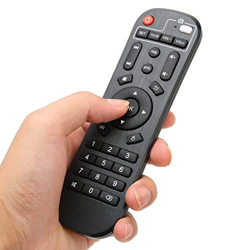 Goshyda Fernbedienung, Multifunktionale Ersatz-Fernsehfernbedienung mit Großen Tasten RC für H96 PRO TV-Box, H96 MAX H2 X96 Goshyda Fernbedienung, Multifunktionale Ersatz-Fernsehfernbedienung mit Großen Tasten RC für H96 PRO TV-Box, H96 MAX H2 X96 von Goshyda