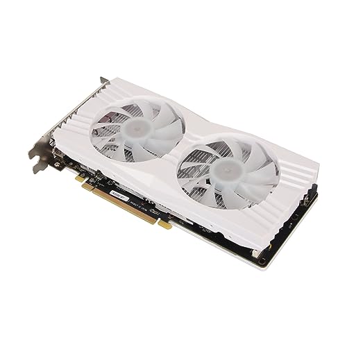 Goshyda Gaming-Grafikkarte, 8 GB GDDR5 256 Bit 1284 MHz 7000 MHz Dual Cooling Fan DP HD PCI Express 3.0 Computer-Grafikkarte, mit DP HDMI-Anschlüssen von Goshyda