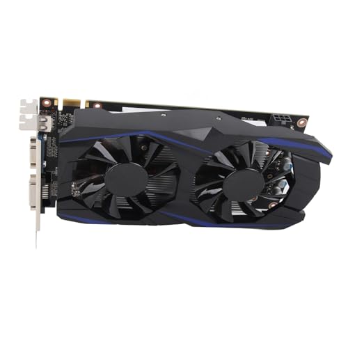 Goshyda Gaming-Grafikkarte, GTX550Ti 6 GB 192 Bit GDDR5 800 MHz 3400 MHz PCI Express 2.0 HD Multimedia-Schnittstelle, Computer-Grafikkarte mit Zwei Lüftern von Goshyda