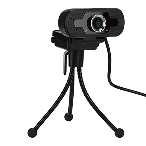 Goshyda HD-USB-Computer-Webcam, Full-HD-Videokamera USB-Desktop-Computer-Webkamera mit Lichtkorrekturfunktion, für Video-Streaming von Goshyda