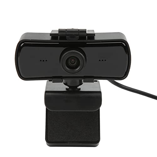 Goshyda HD-Webcam, 1440p HD, Eingebautes Mikrofon mit Rauschunterdrückung, 180 Grad Einstellbare USB2.0-Computerkamera für Live-Streaming von Konferenzen von Goshyda