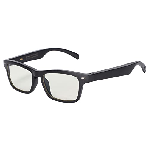 Goshyda Intelligente Brille, wasserdichte Bluetooth-Audiobrille, Touch-Steuerung, Anti-Blau-Funktion, HiFi-Stereo-Open-Ear-Kopfhörer, Kabellose Brille für Gaming, Lesen und Computer von Goshyda