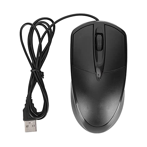 Goshyda Kabelgebundene Maus, M1 USB Office Ergonomisches Design PC Mäuse, für MacBook Laptop Computer, für Win XP / 7/8 / 10 von Goshyda