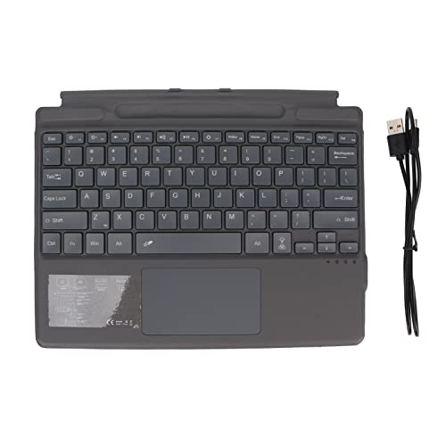 Goshyda Kabellose BT-Tastatur, BT 5.0 7-farbige Hintergrundbeleuchtung, Mechanische Tasten, übergroßes Trackpad, Scherenschalter-Tastatur für Pro 8 für Pro X von Goshyda