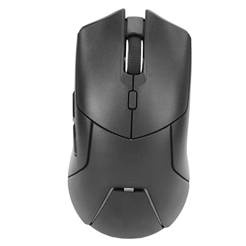 Goshyda Kabellose Maus, 1000 1600 2400 4000 DPI, Verstellbar, Bunt, Atmender Lichteffekt, Leises Klicken, Ergonomisches Design, Gaming-Maus für das Heimbüro (Schwarz) von Goshyda