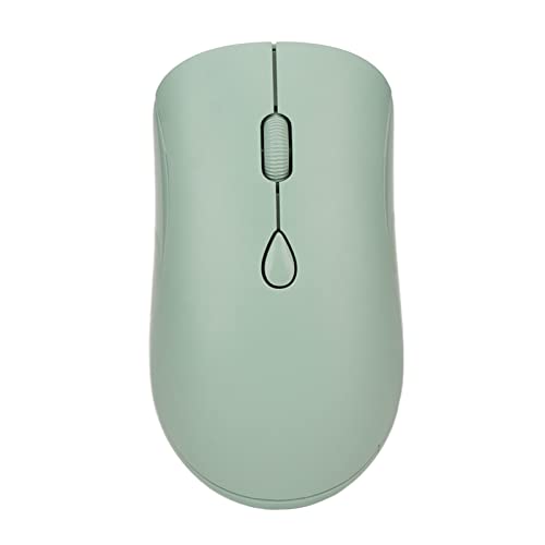 Goshyda Kabellose Maus, 2,4 G 1600 DPI Ergonomische Leise Maus mit USB-Empfänger, Wiederaufladbare Optische Bluetooth 5.2-Mäuse für Laptop, Notebook, PC-Desktops (Grün) von Goshyda