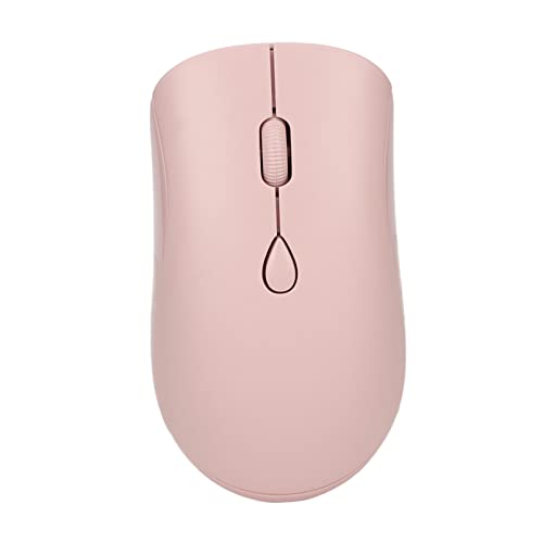 Goshyda Kabellose Maus, 2,4 G 1600 DPI Ergonomische Leise Maus mit USB-Empfänger, Wiederaufladbare Optische Bluetooth 5.2-Mäuse für Laptop, Notebook, PC-Desktops (Rosa) von Goshyda