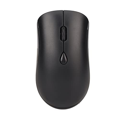 Goshyda Kabellose Maus, 2,4 G 1600 DPI Ergonomische Leise Maus mit USB-Empfänger, Wiederaufladbare Optische Bluetooth 5.2-Mäuse für Laptop, Notebook, PC-Desktops (Schwarz) von Goshyda