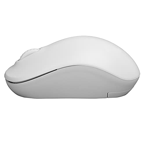 Goshyda Kabellose Maus, Weiß Portble 1000DPI Ergonomisch Gestaltete Universelle Kabellose Maus Computer Externes Gerät Laptop Mäuse für PC Computer Laptop Desktop von Goshyda