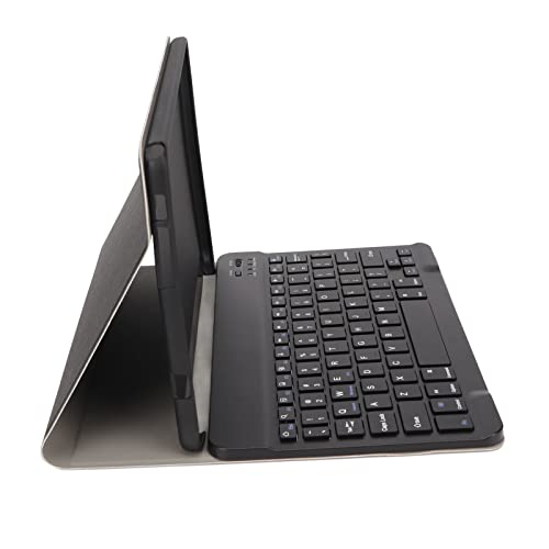 Goshyda Kabellose Tastatur mit Hülle, BT 3.0, Wasserdicht, Staubdicht, Ergonomisches Design, PU-Material, PC-Tablet-Tastatur für M40PLUS P40HD P30S von Goshyda